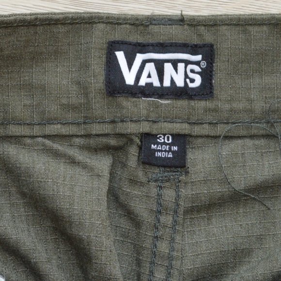 VANS GOODSMAN BERMUDA SHORTS CARGO GREEN MEN SIZE - Picture 3 of 5